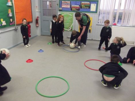 GAA Fundamental Skills with our coach, Shane McGeown.