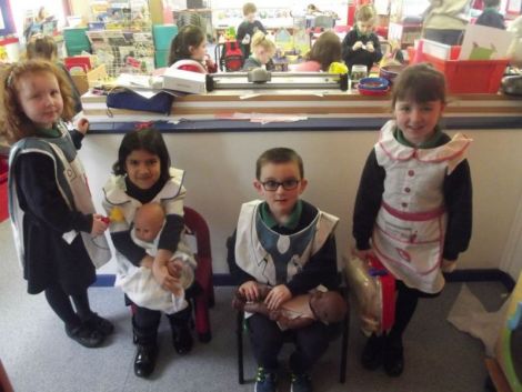 Role-play in the Toy Hospital